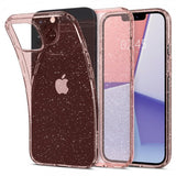 Spigen iPhone 13 Deksel Liquid Crystal Glitter Rose Quartz