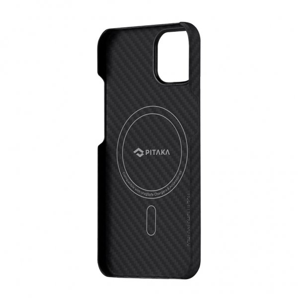 Pitaka iPhone 13 Deksel MagEZ Case 2 Black/Grey Twill