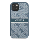 Guess iPhone 13 Deksel Printed Stripe Blå