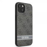 Guess iPhone 13 Deksel Printed Stripe Bottom Grå