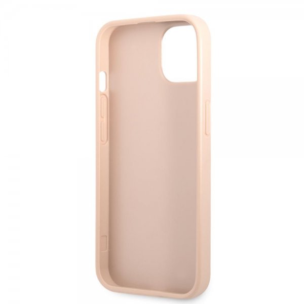 Guess iPhone 13 Deksel Printed Stripe Bottom Rosa