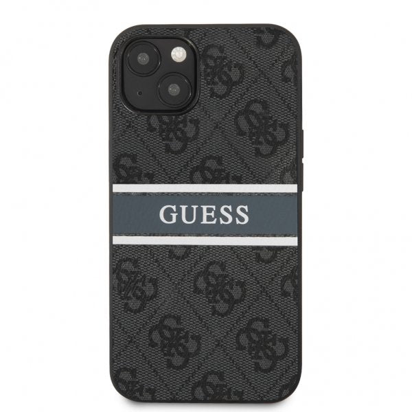 Guess iPhone 13 Deksel Printed Stripe Grå