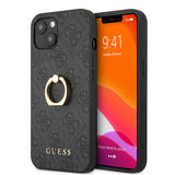 Guess iPhone 13 Deksel Ring Stand Grå