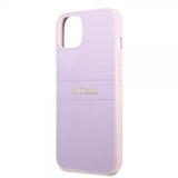 Guess iPhone 13 Deksel Saffiano Metal Logo Lilla
