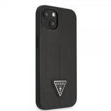 Guess iPhone 13 Deksel Saffiano Metal Triangle Svart