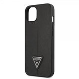 Guess iPhone 13 Deksel Saffiano Metal Triangle Svart