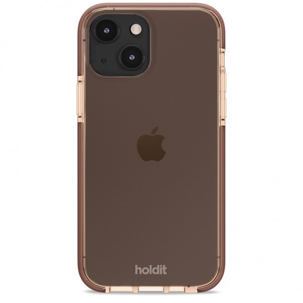 holdit iPhone 13 Deksel Seethru Dark Brown