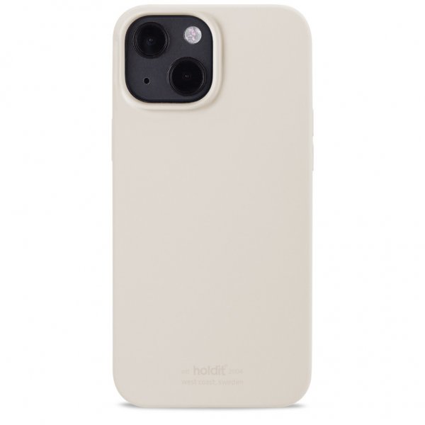holdit iPhone 13 Deksel Silikon Light Beige