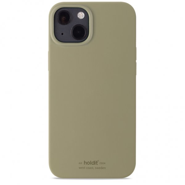 holdit iPhone 13 Deksel Silikon Khaki Green
