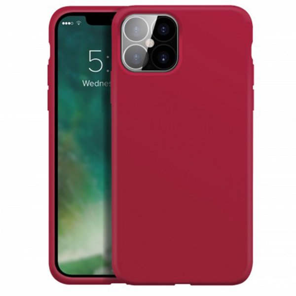 Xqisit iPhone 13 Deksel Silicone Case Rød