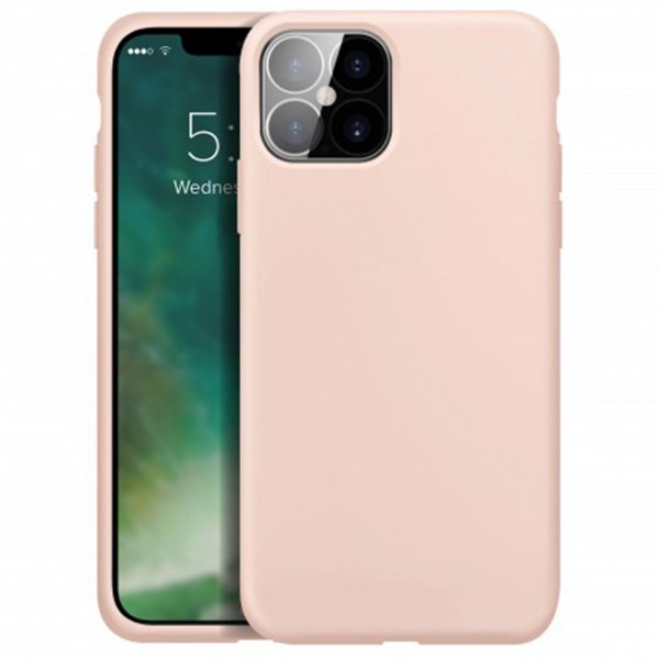 Xqisit iPhone 13 Deksel Silicone Case Rosa