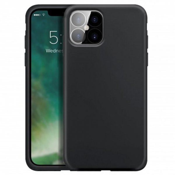 Xqisit iPhone 13 Deksel Silicone Case Svart