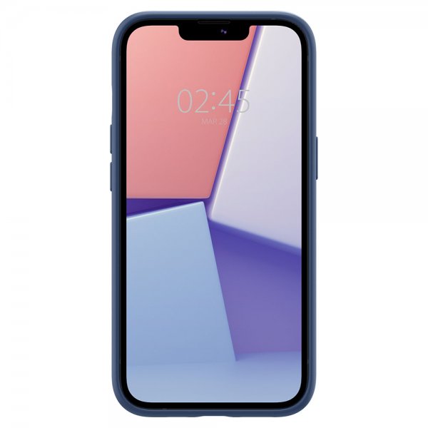 Spigen iPhone 13 Deksel Silicone Fit Navy Blue