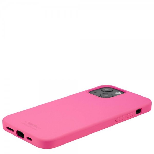 holdit iPhone 13 Deksel Silikon Bright Pink