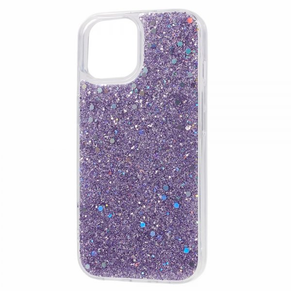 Nordic Covers iPhone 13 Deksel Sparkle Series Lilac Purple