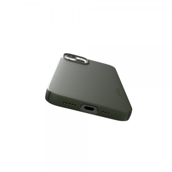 Nudient iPhone 13 Deksel Thin Case V3 MagSafe Pine Green