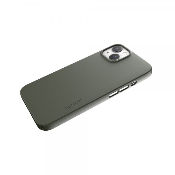 Nudient iPhone 13 Deksel Thin Case V3 MagSafe Pine Green