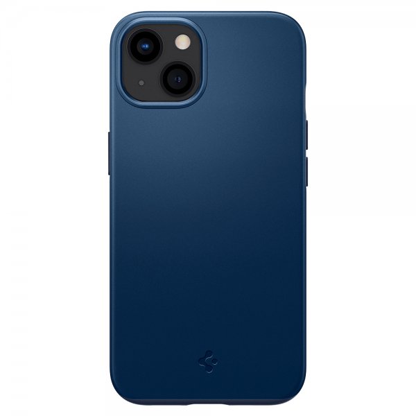 Spigen iPhone 13 Deksel Thin Fit Navy Blue