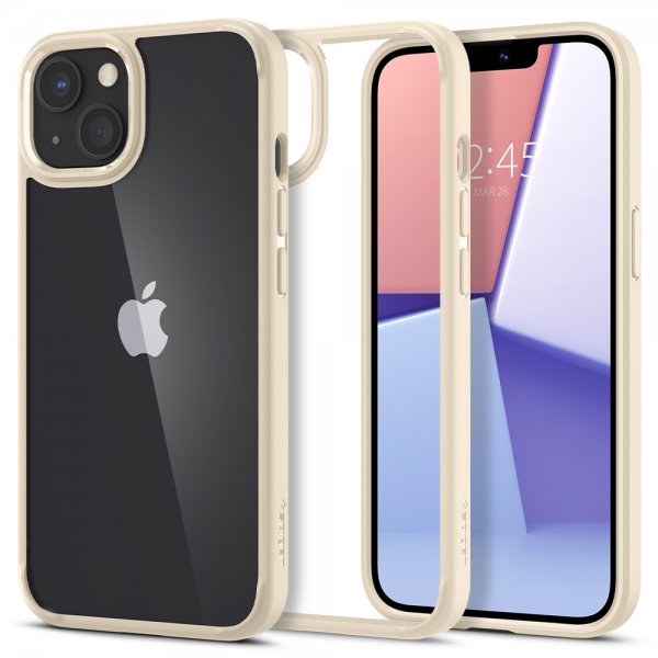 Spigen iPhone 13 Deksel Ultra Hybrid Sand Beige