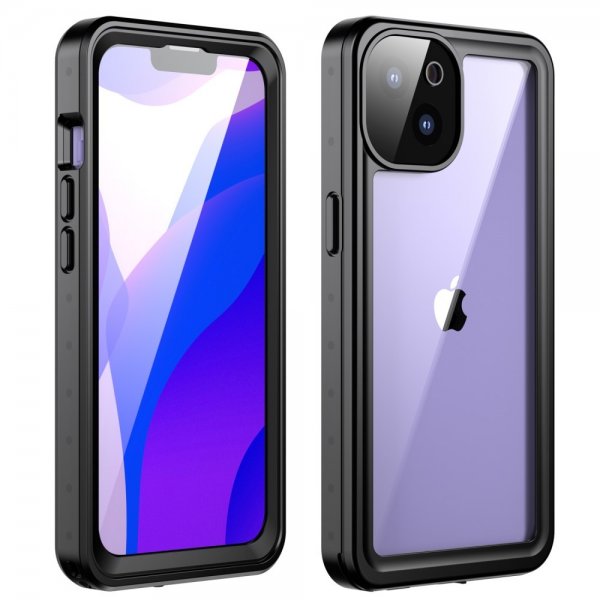 Redpepper iPhone 13 Deksel Vanntett IP68 Svart