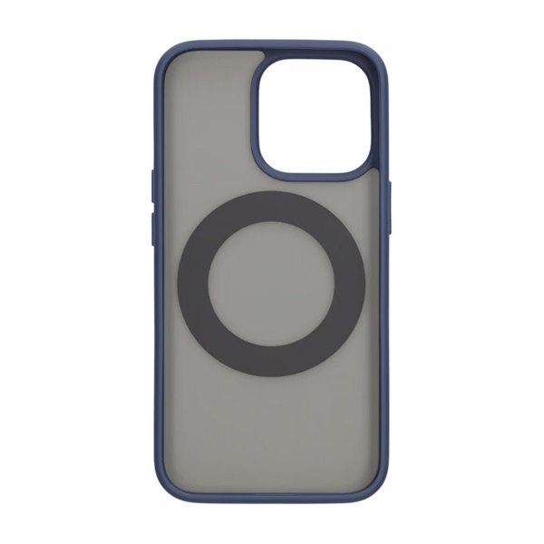 iPhone 13 Pro Max/iPhone 12 Pro Max Deksel Roterbart Stativ Blå