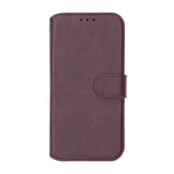 Rvelon iPhone 13/iPhone 14 Etui Detachable Wallet Case Lilla