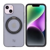 Rvelon iPhone 13/iPhone 14 Deksel Roterbart Stativ Svart