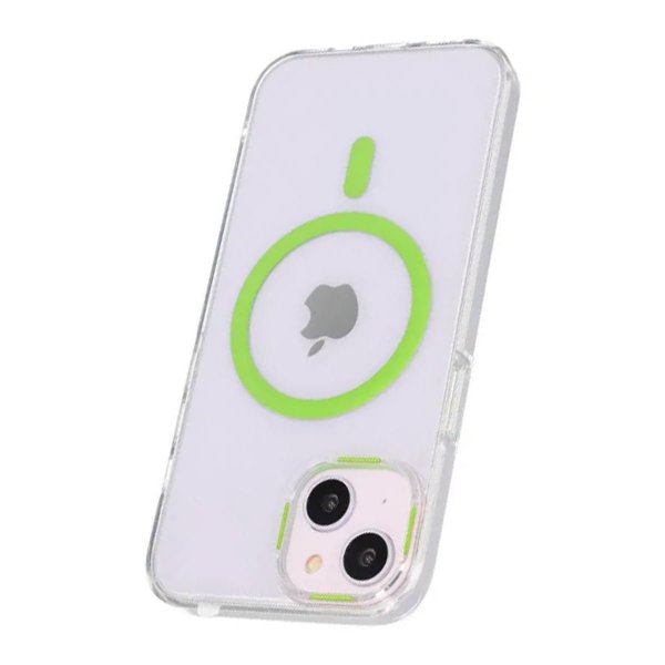 iPhone 13/iPhone 14 Deksel TPU MagSafe Grønn