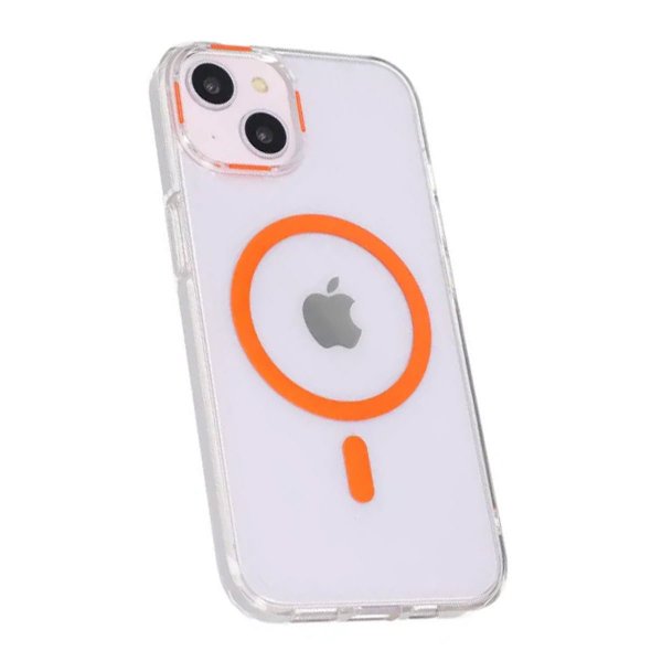 iPhone 13/iPhone 14 Deksel TPU MagSafe Oransje