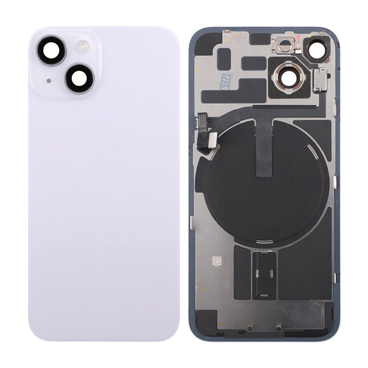 iPhone 14 komplett glassbakside - Lilla