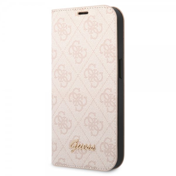 Guess iPhone 13/14/15 Etui 4G Logo Rosa