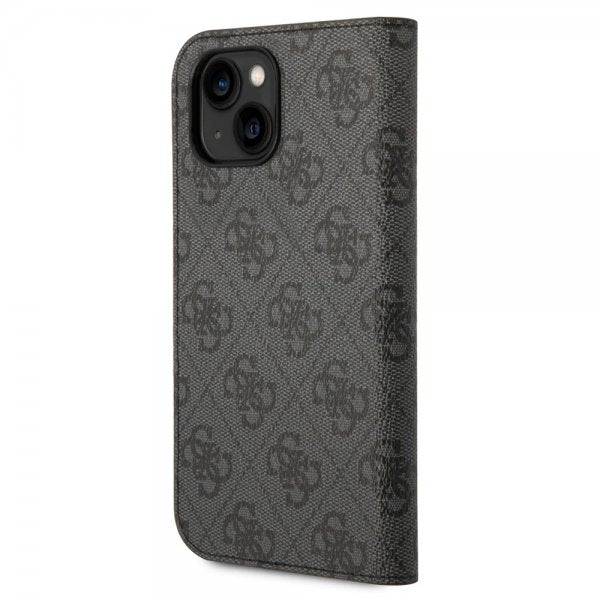 Guess iPhone 13/14/15 Etui 4G Logo Svart