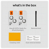 Spigen iPhone 14/iPhone 14 Plus Kamerabeskytter GLAS.tR EZ Fit Optik Pro Starlight 2-pakning
