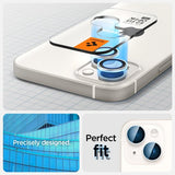 Spigen iPhone 14/iPhone 14 Plus Kamerabeskytter GLAS.tR EZ Fit Optik Pro Starlight 2-pakning