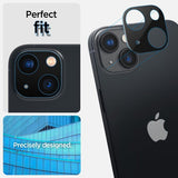 Spigen iPhone 14/iPhone 14 Plus Kamerabeskytter Glas.tR Optik 2-pakning Svart