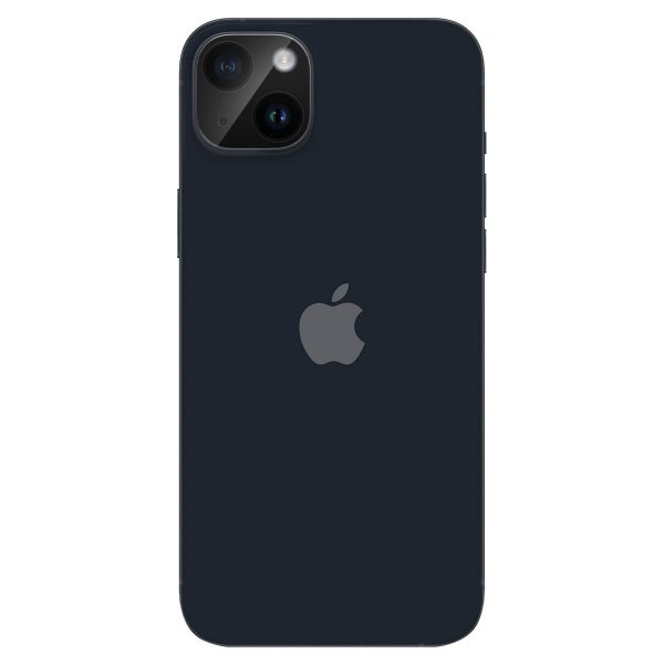 Spigen iPhone 14/iPhone 14 Plus Kamerabeskytter Glas.tR Optik 2-pakning Svart