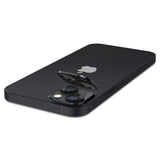 Spigen iPhone 14/iPhone 14 Plus Kamerabeskytter Glas.tR Optik 2-pakning Svart