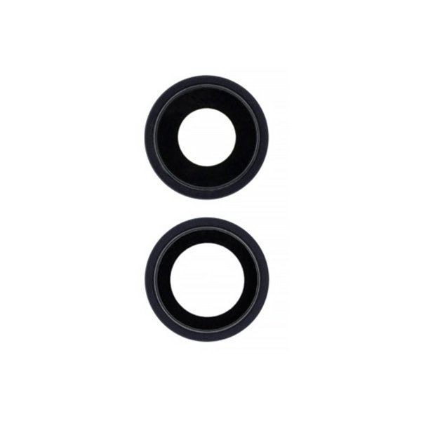 iPhone 14 kameralinse med ramme - svart