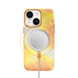 iPhone 14 Deksel Mønster Oransje