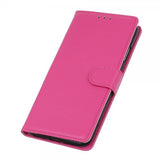 iPhone 14 Plus Etui Litchi Magenta