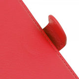 iPhone 14 Plus Etui Litchi Rød