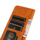 iPhone 14 Plus Etui med Flipp Rosegull