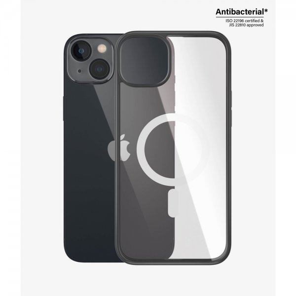 PanzerGlass iPhone 14 Plus Deksel ClearCase Black Edition MagSafe