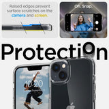 Spigen iPhone 14 Plus Deksel Crystal Hybrid Crystal Clear