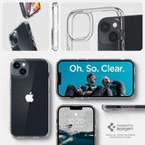 Spigen iPhone 14 Plus Deksel Crystal Hybrid Crystal Clear