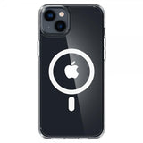 Spigen iPhone 14 Plus Deksel Crystal Hybrid MagFit Hvit