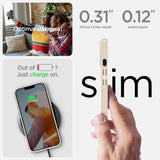 Spigen iPhone 14 Plus Deksel Crystal Hybrid Sand Beige