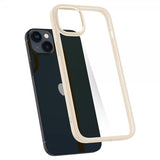Spigen iPhone 14 Plus Deksel Crystal Hybrid Sand Beige