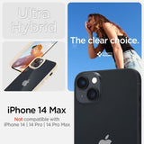 Spigen iPhone 14 Plus Deksel Crystal Hybrid Sand Beige