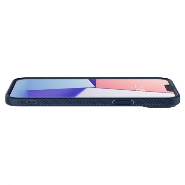 Spigen iPhone 14 Plus Deksel Liquid Air Navy Blue